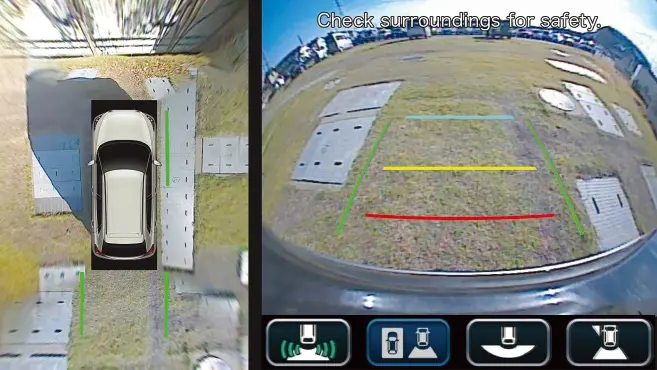 Cámara de retroceso (versiones GLX)