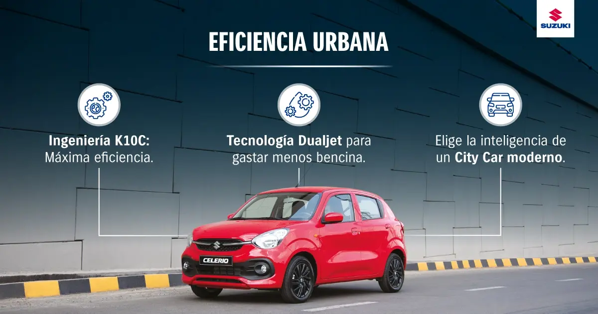 Autos para ciudad​ con eficiencia urbana.